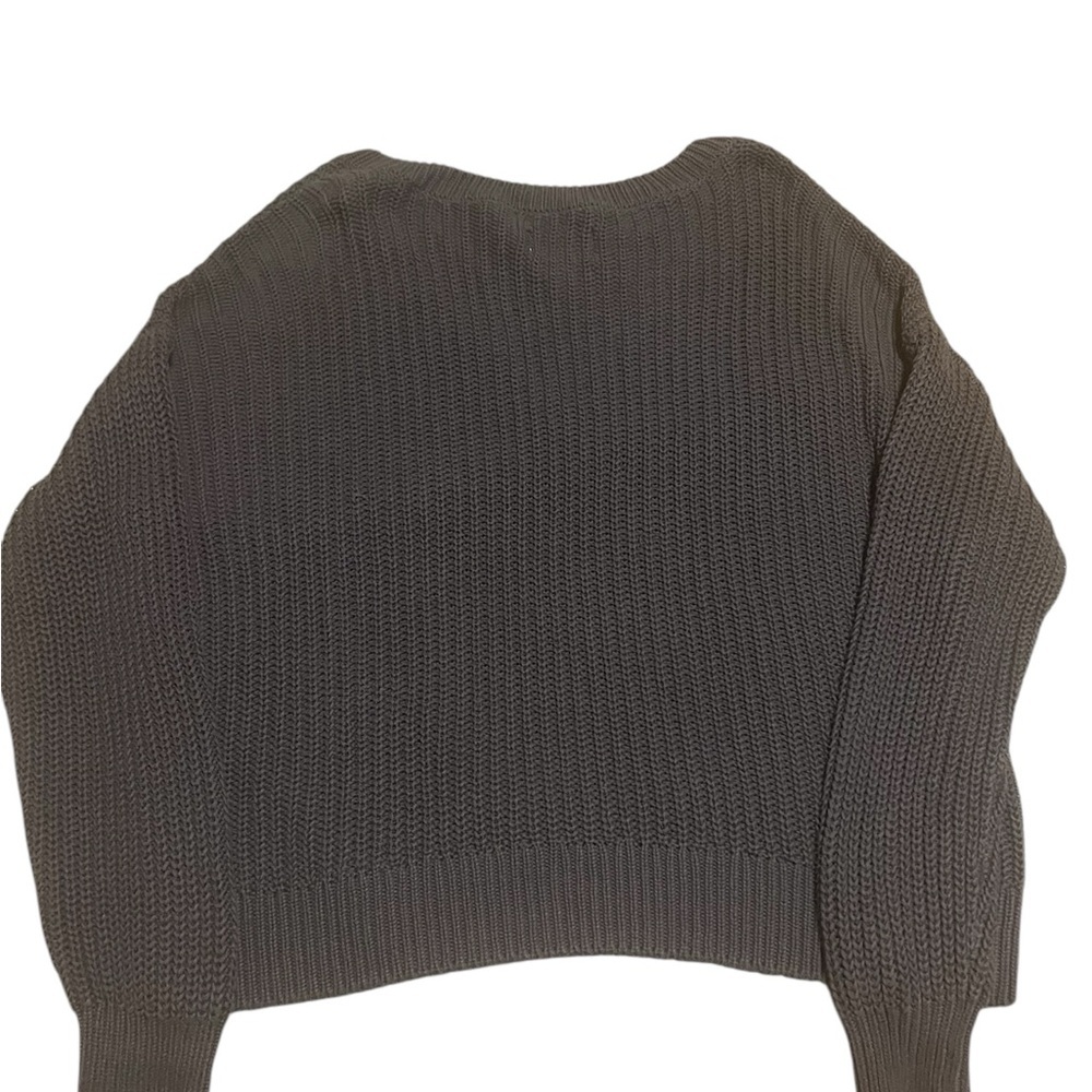 VS PINK Cozy Black V-Neck Sweater Size Large - Picture 2 of 3